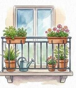 Balcony Garden Maintenance Icon
